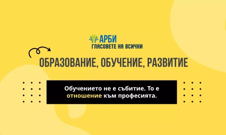 Кампания "Гласовете на всички" Тема 5: образование, обучение, развитие